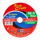 TORK CRAFT 10+5 Cutting Disc Steel & Ss 115 X 1.0 X 22.2 Mm 4x More Peformance